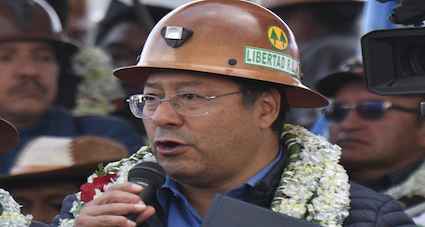 Bolivian President Luis Arce 